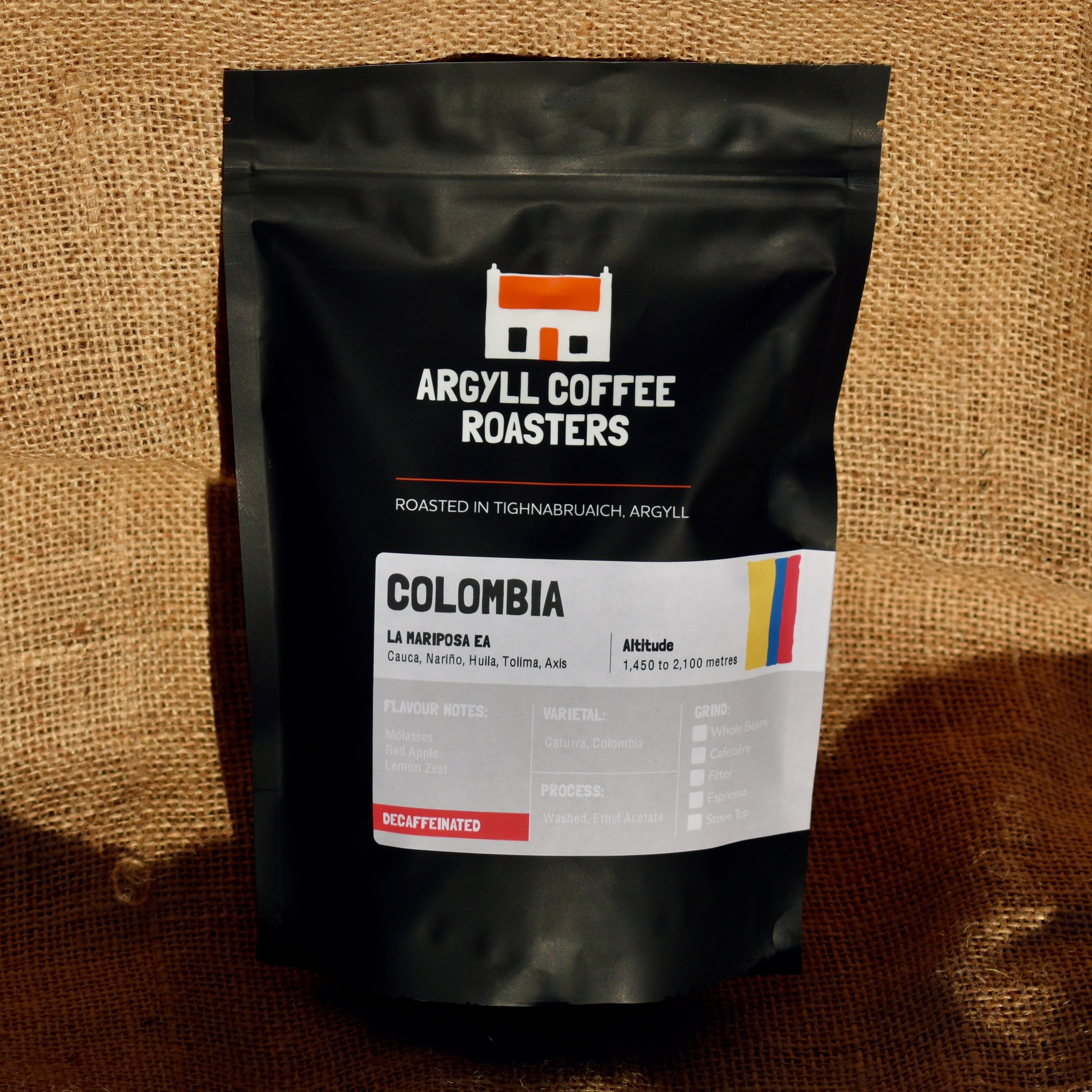 Photo of Colombia La Mariposa Sugarcane EA DECAF